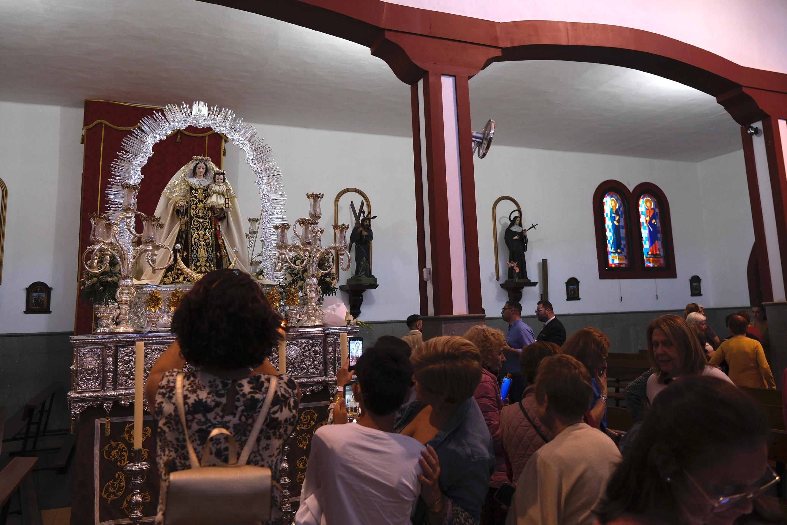 La misa y procesión estandarte coronación Virgen del Carmen, en imágenes
