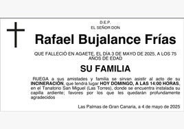 Rafael Bujalance Frías