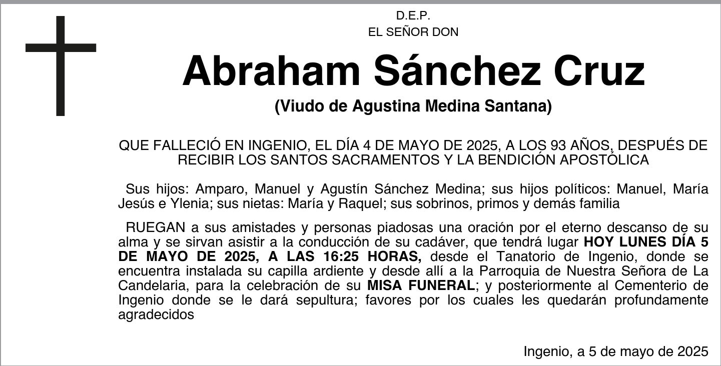 Abraham Sánchez Cruz