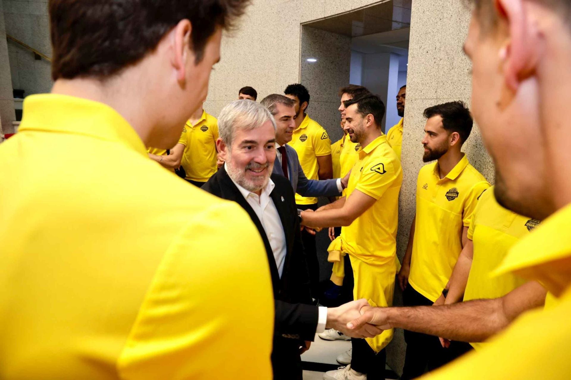 La recepción del Gobierno al CV Guaguas Las Palmas