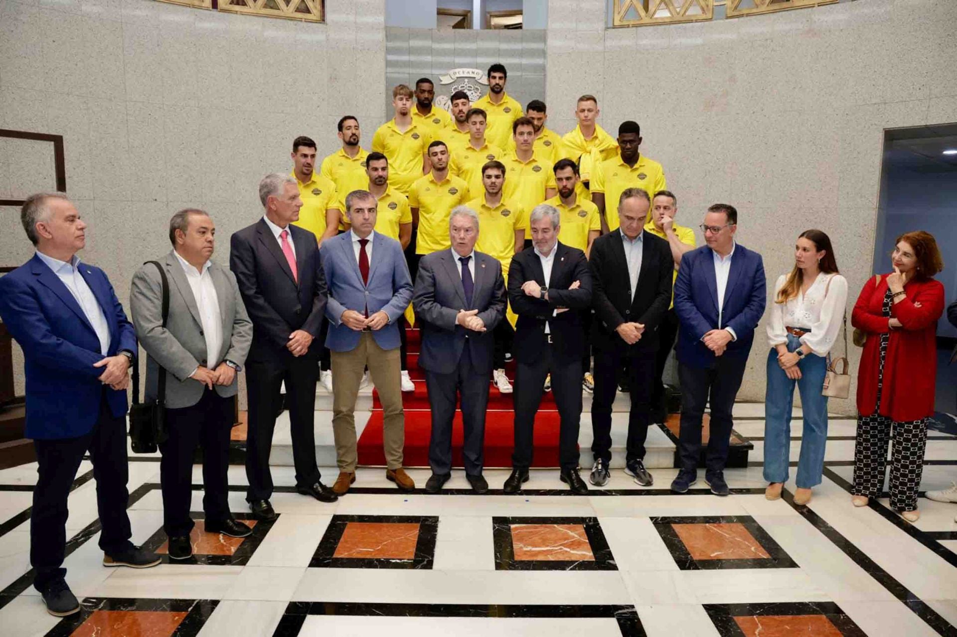 La recepción del Gobierno al CV Guaguas Las Palmas