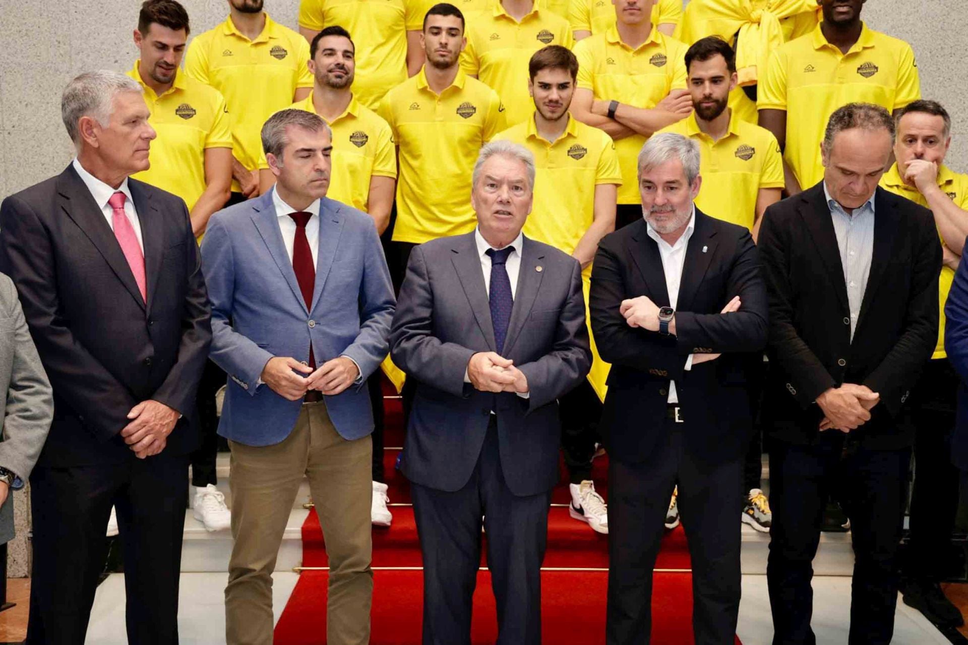 La recepción del Gobierno al CV Guaguas Las Palmas