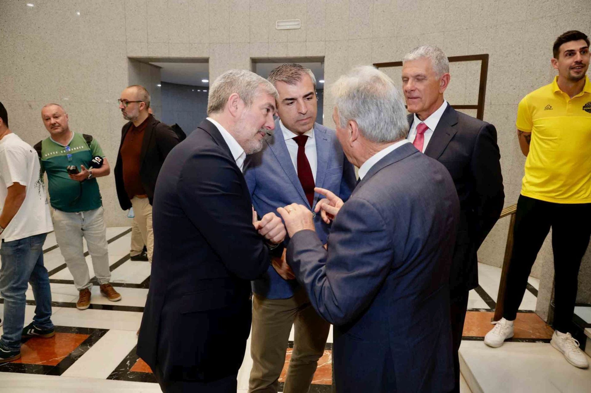 La recepción del Gobierno al CV Guaguas Las Palmas