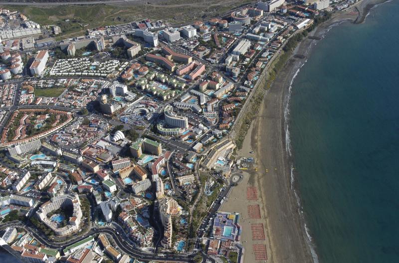 Imagen de archivo de la zona de Playa del Inglés, en San Bartolomé de Tirajana.