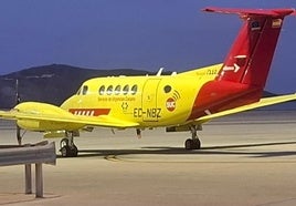 Avión medicalizado del SUC.