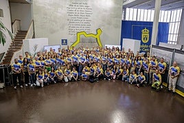 Equipo del Cabildo de Gran Canaria para la CANARIAS7 Carrera de las Empresas.
