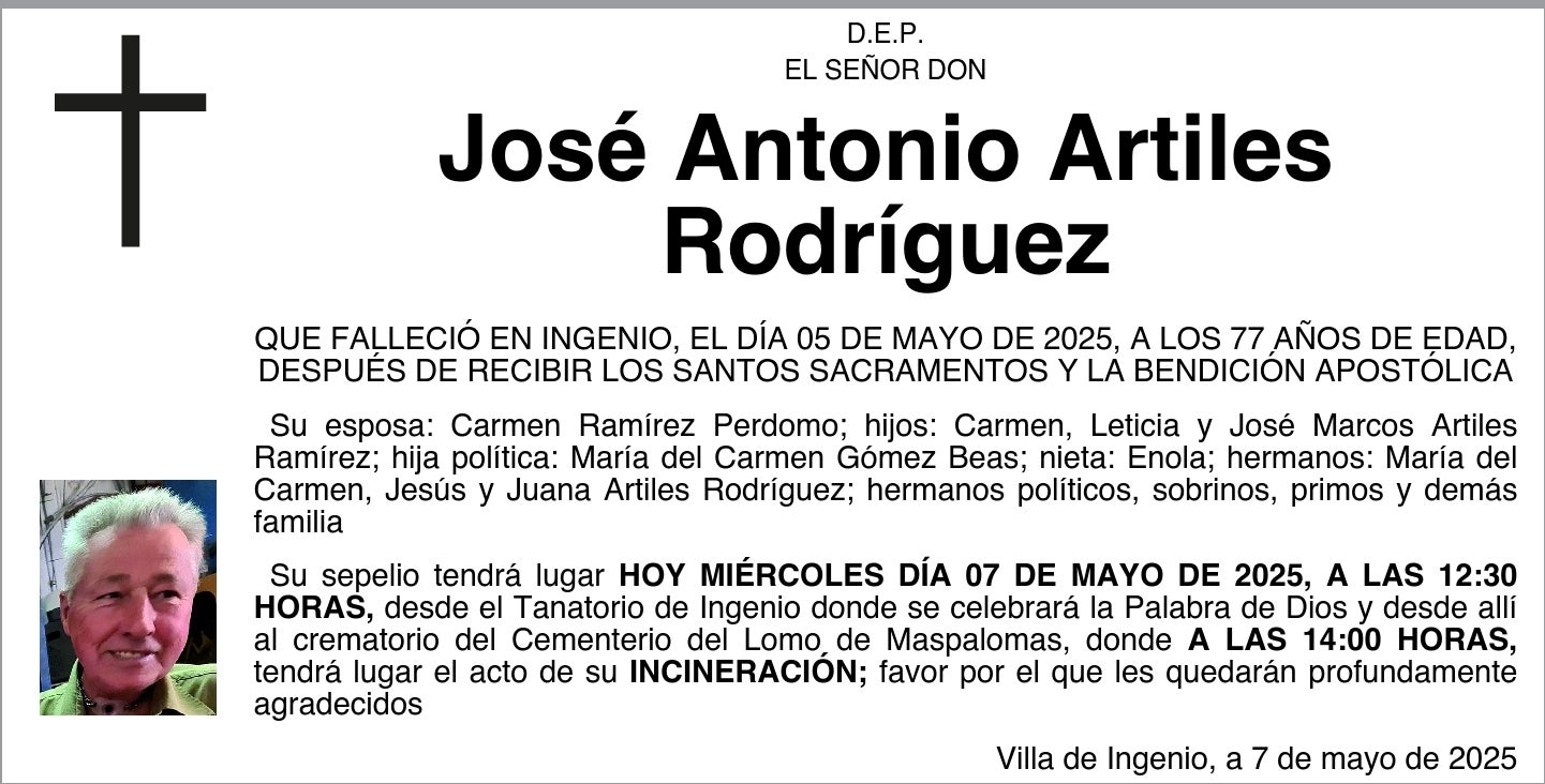José Antonio Artiles Rodríguez