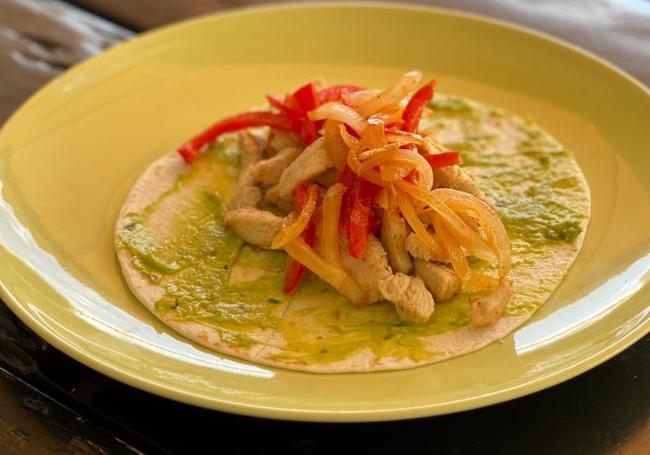 Fajitas de pollo