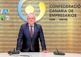 El vicepresidente de la CCE, José Cristobal García.