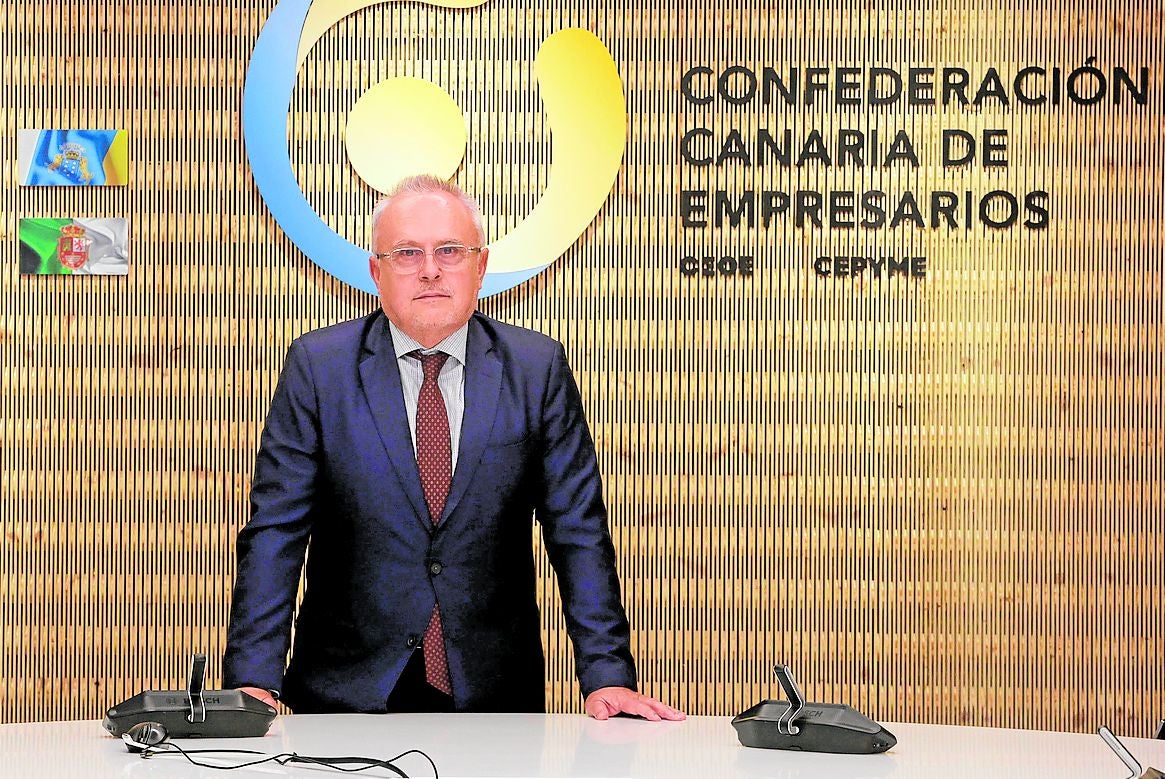 El vicepresidente de la CCE, José Cristobal García.