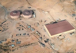Depósitos de agua de la Herradura, en las afuera de Puerto del Rosario.
