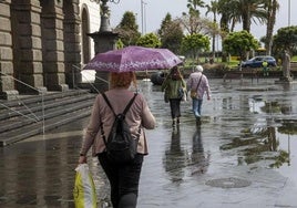 Imagen de archivo de una precipitación