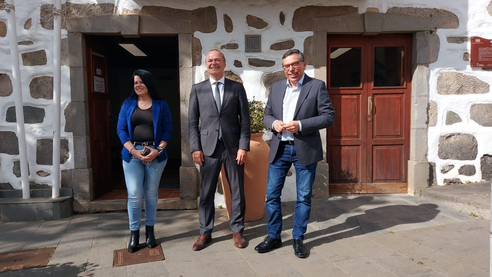 El Cabildo ejecuta un 25% de las obras de mejora de la carretera de Valsequillo en sus primeros seis meses