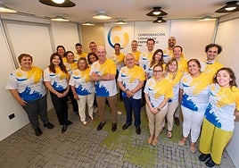 El equipo de la Confederación Canaria de Empresarios.
