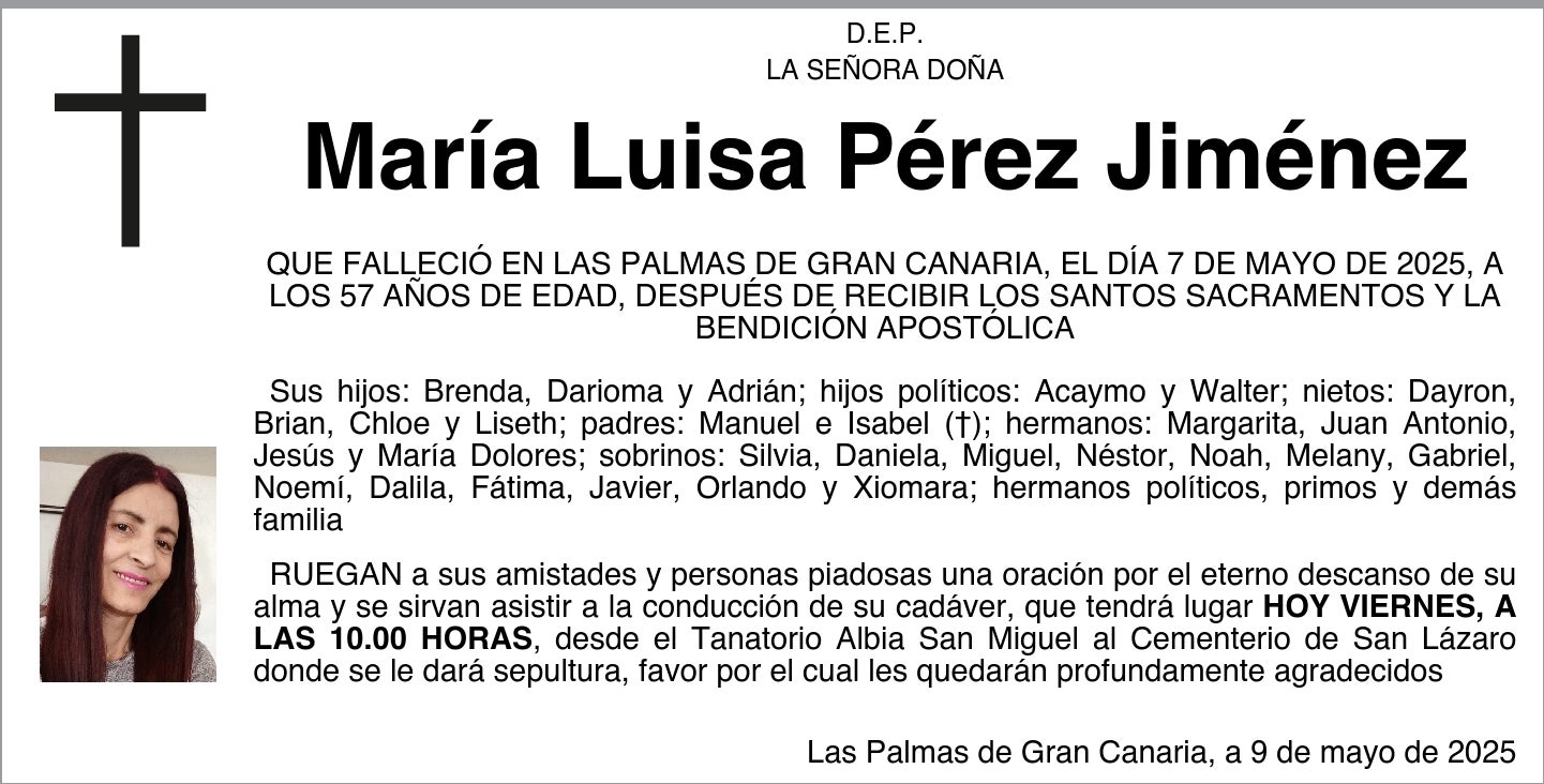 María Luisa Pérez Jiménez