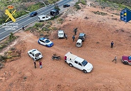 Imagen del dispositivo llevado a cabo en la zona de Cuatro Puertas.