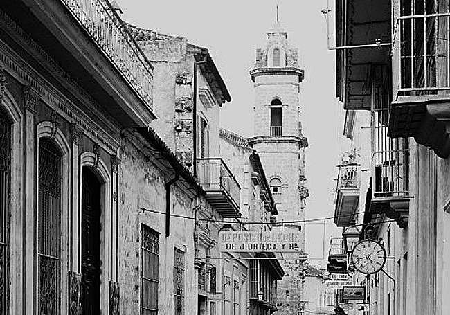 Depósito de leche de José Ortega en La Habana.