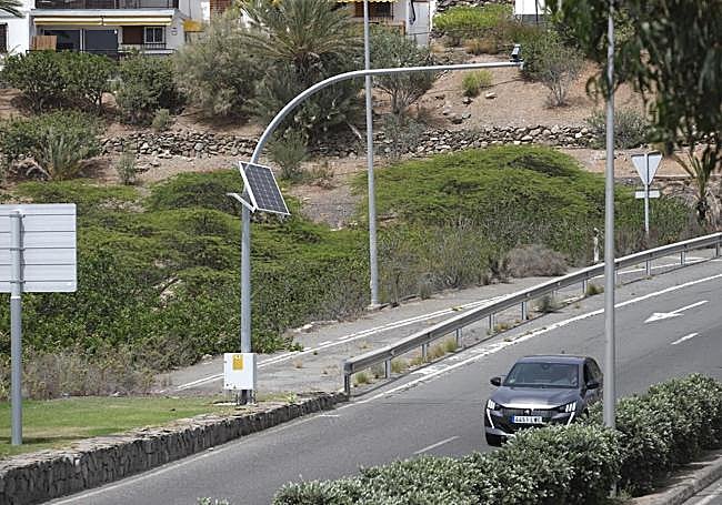 Una de las cámaras instaladas en las calles del municipio.