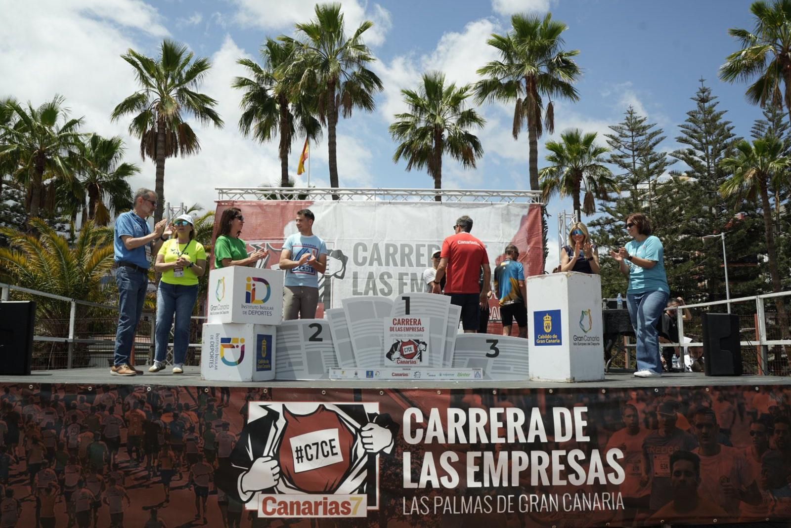 Entrega de premios de la CANARIAS7 Carrera de las Empresas