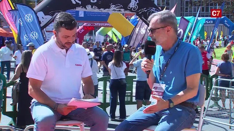 Marcial Morales en la CANARIAS7 Carrera de las Empresas