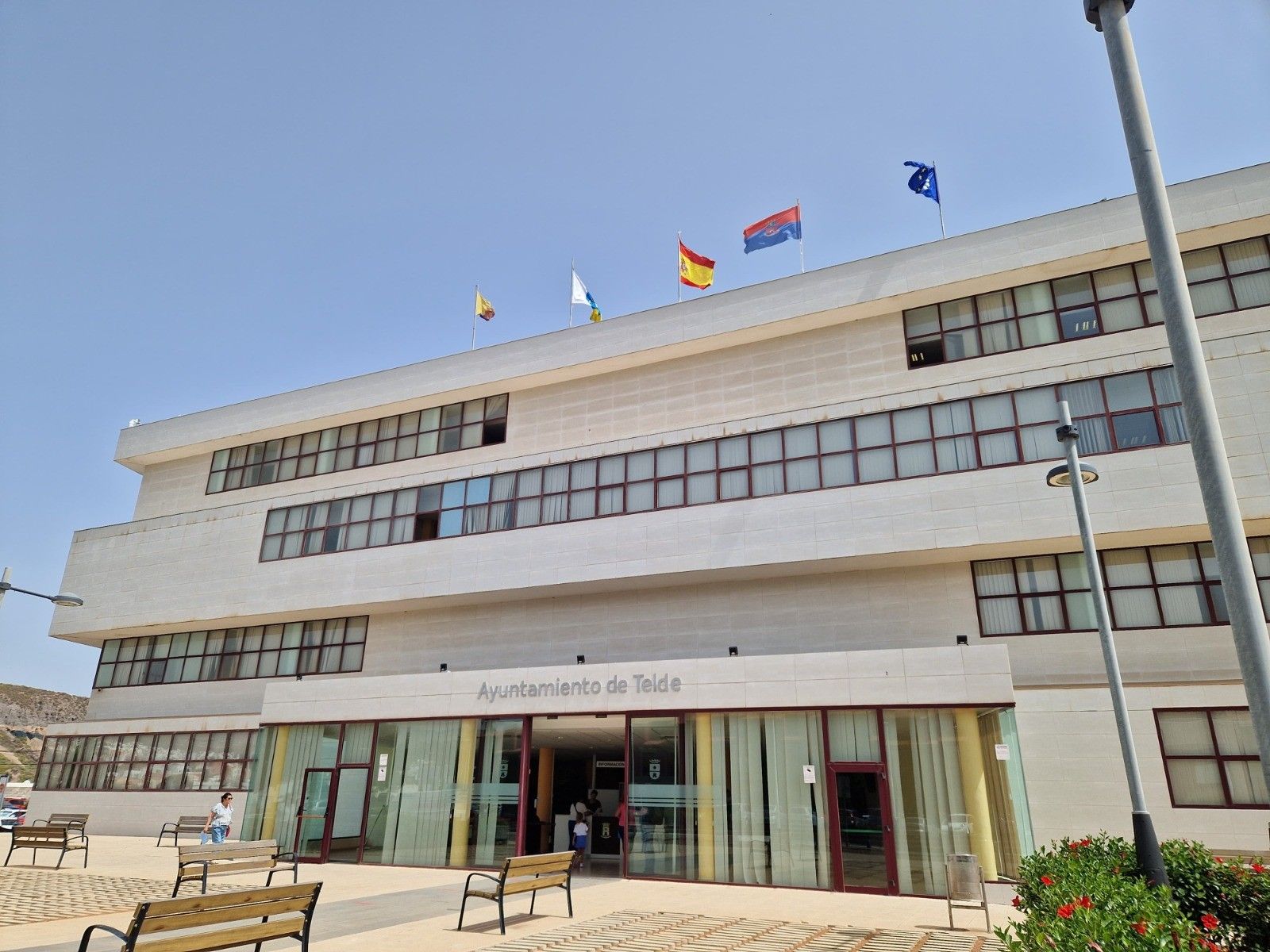 Imagen de las oficinas municipales del Ayuntamiento de Telde.