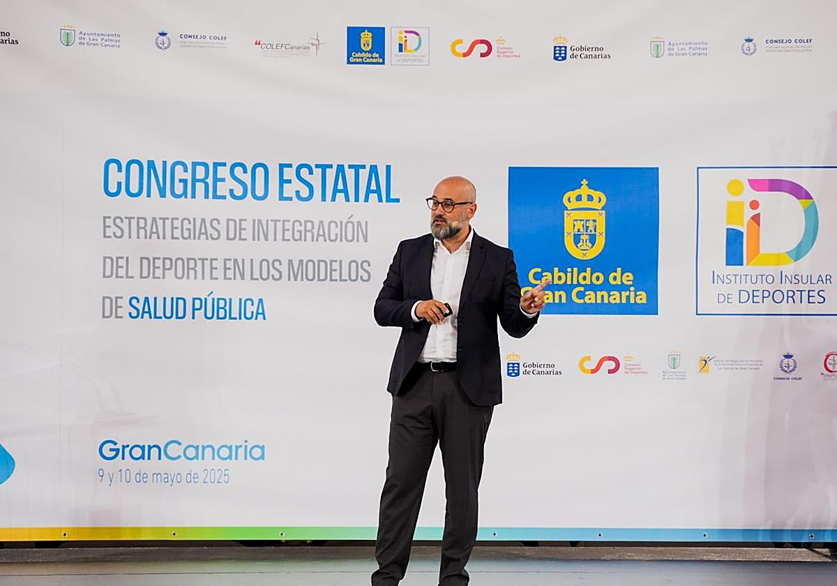 Aridany Romero, consejero de Deportes del Cabildo de Gran Canaria.