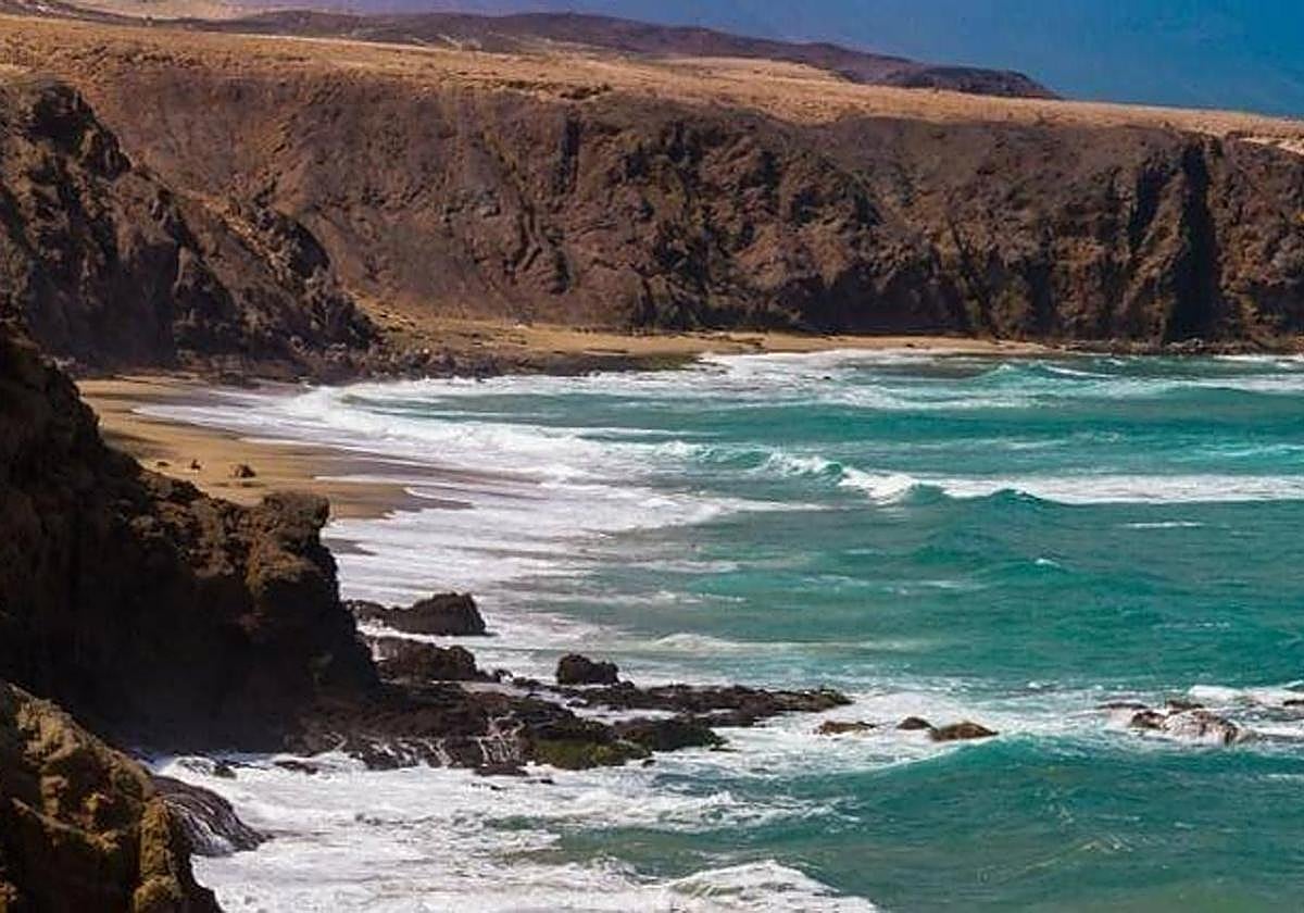 Foto archivo de playa del Viejo Rey, en la zona de barlovento del municipio de Pájara.