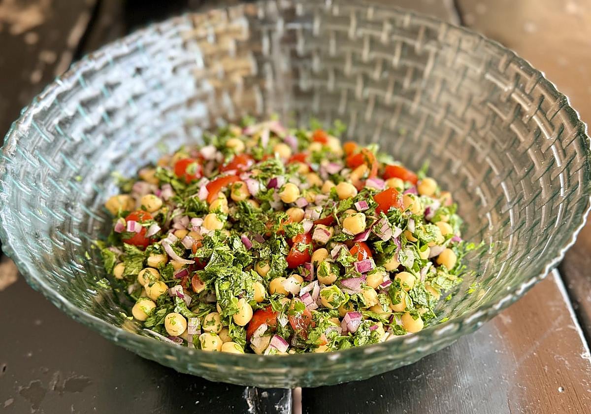 Tabulé de garbanzos