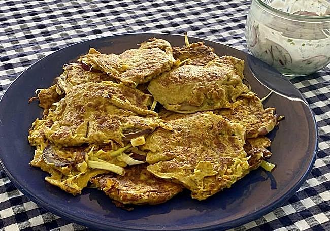 Tortitas vegetales para cenar