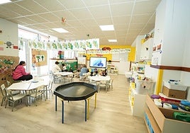 El aula de 2 años del CEIP Villa de Firgas, desde dentro