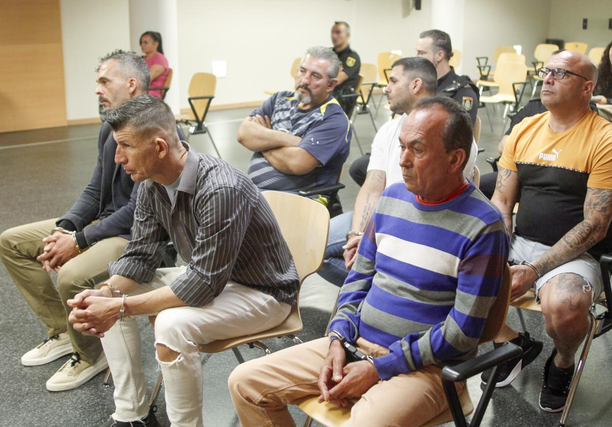 Protagonistas de las vista judicial celebrada en Arrecife en abril del pasado año.