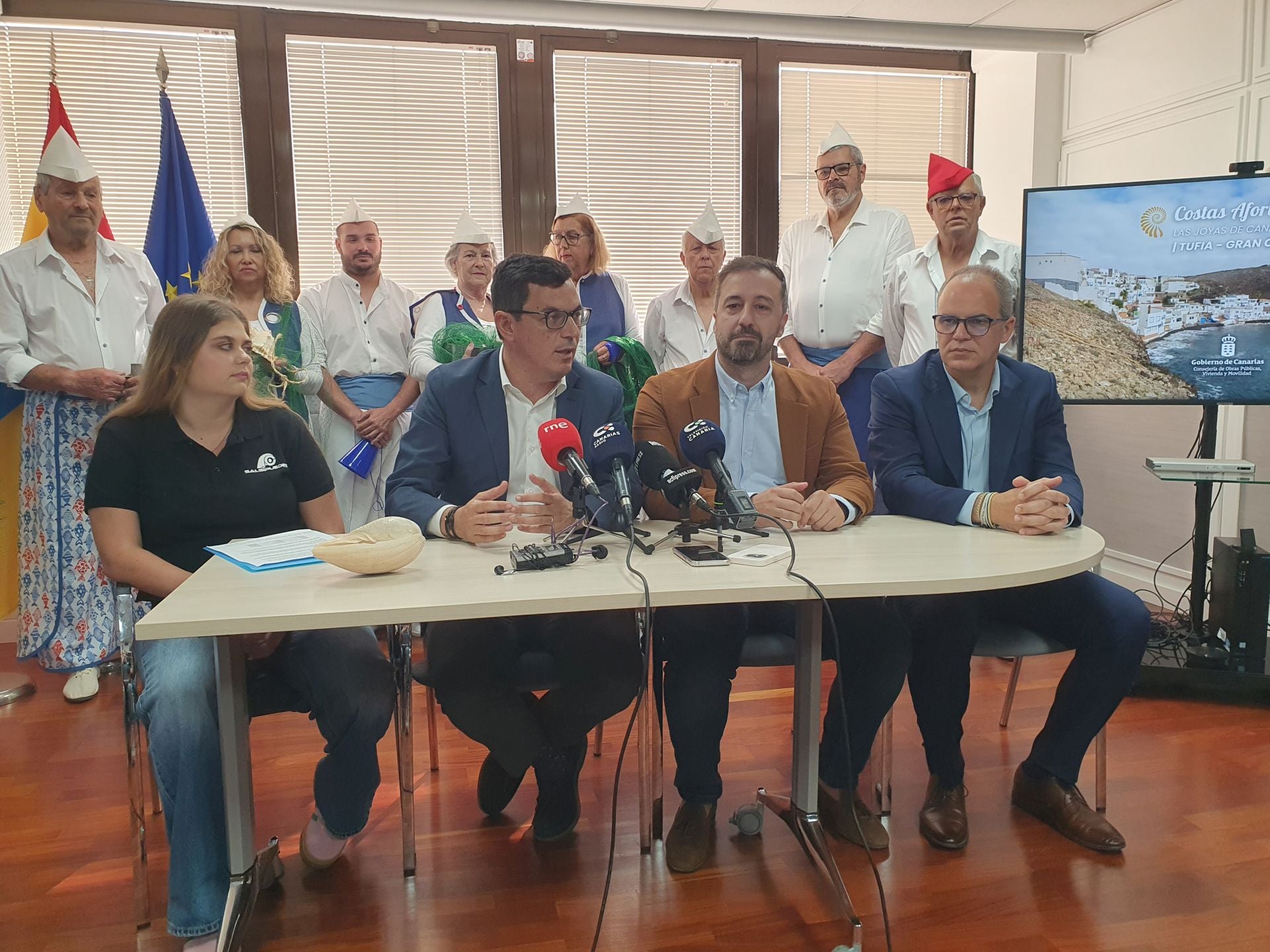 Imagen de la presentación del proyecto 'Costas Afortunadas'.