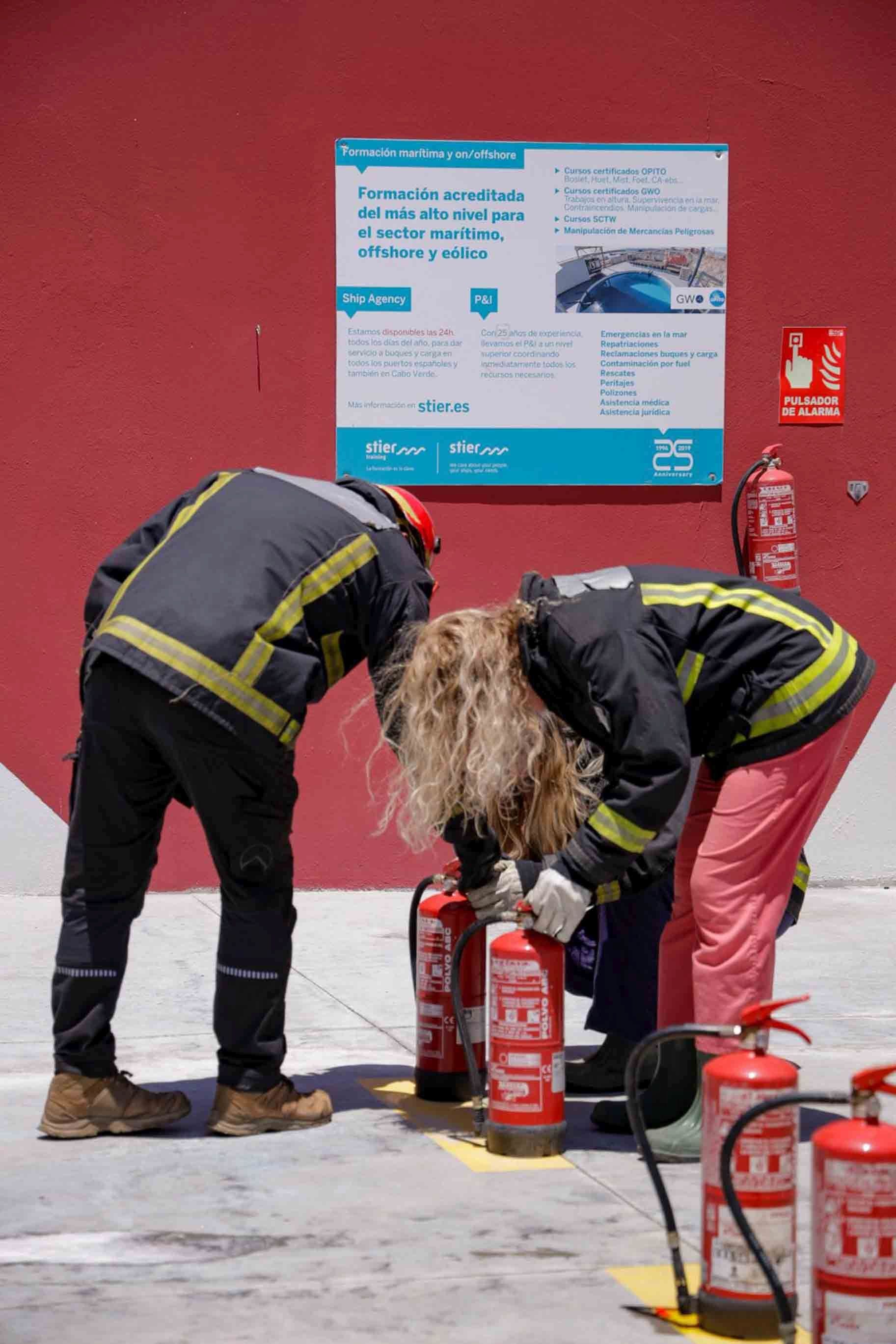 Así son los simulacros de emergencia en el ámbito marítimo