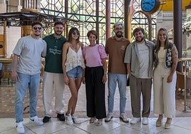 Mariana Gömez, El Duende Callejero, junto a Onalia Bueno y Emily del Carmen Quintana.