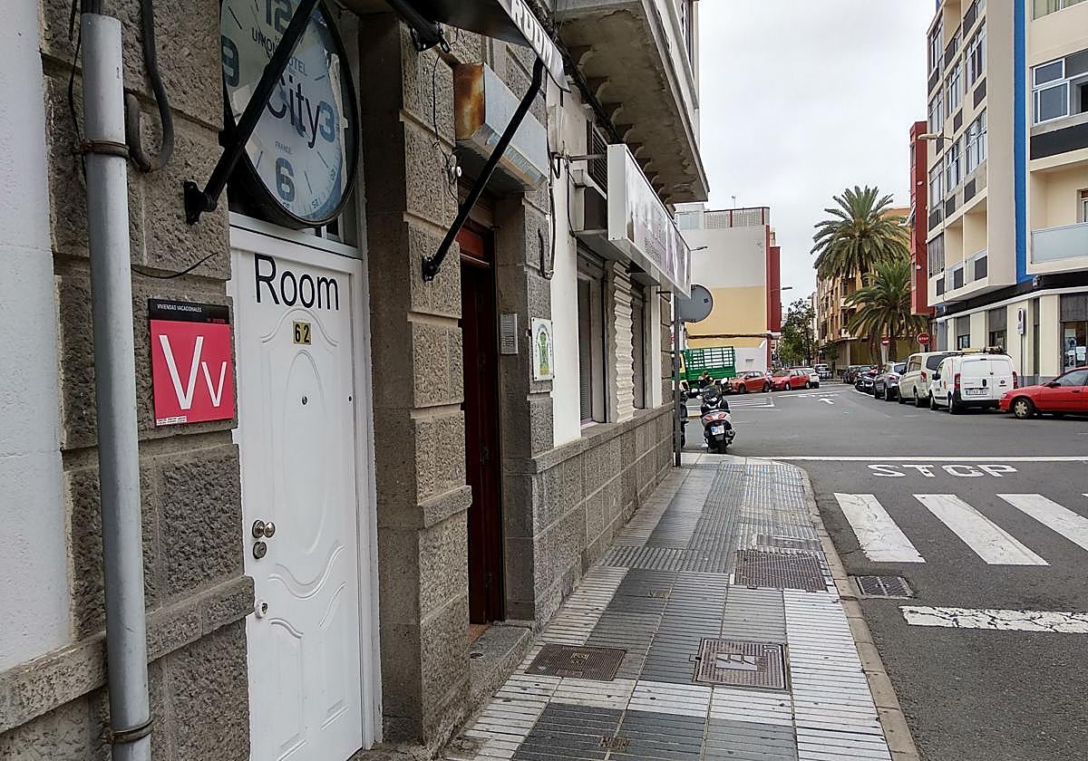 Imagen de una vivienda vacacional de la capital grancanaria.