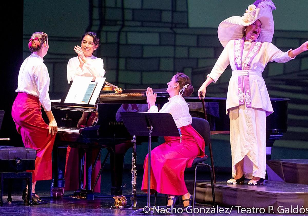 Una imagen del montaje.