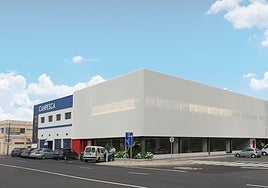 Fachada del edificio que albergará el hub de empresas de innovación marítima y portuaria.