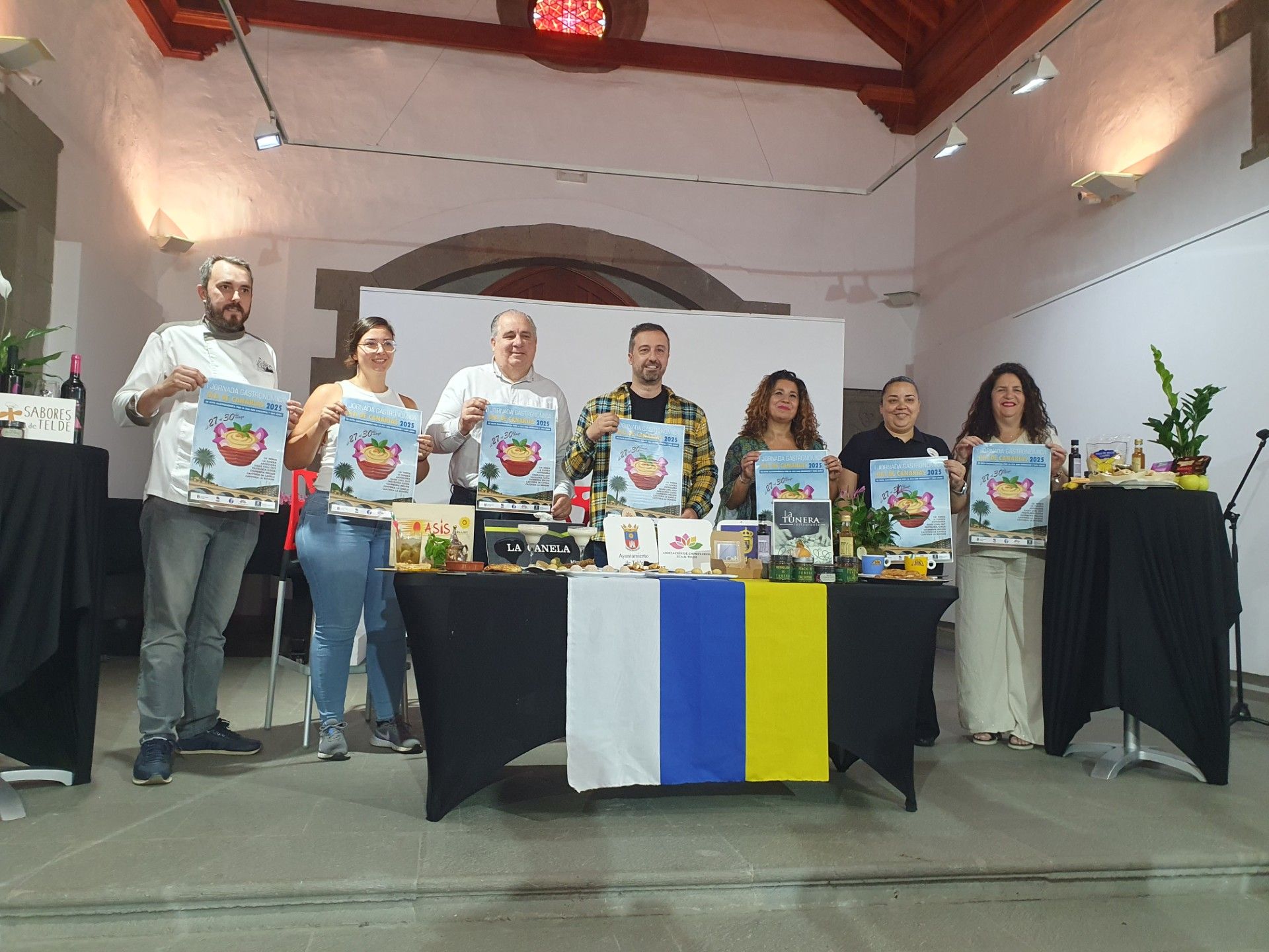 Imagen de la presentación de la Jornada Gastronómica Día de Canarias.