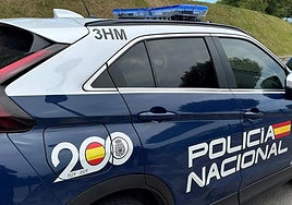 Imagen de archivo de un vehículo de la Policía Nacional.