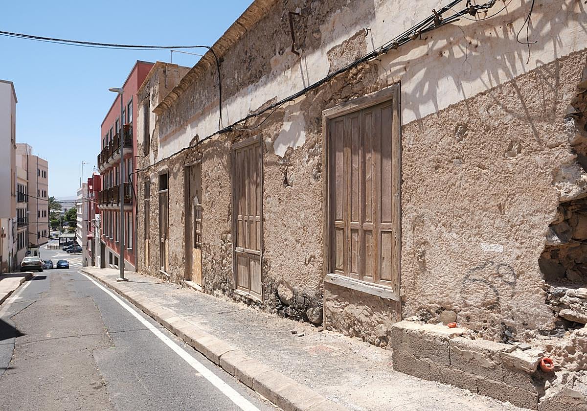 Vivienda de la calle García Hernández, en el casco antiguo de Puerto del Rosario.