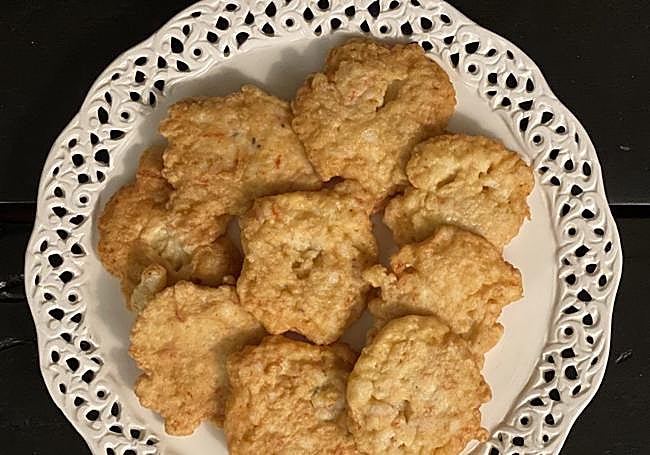 Tortitas de langostinos