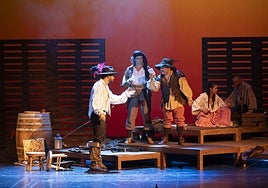 Una imagen del montaje.