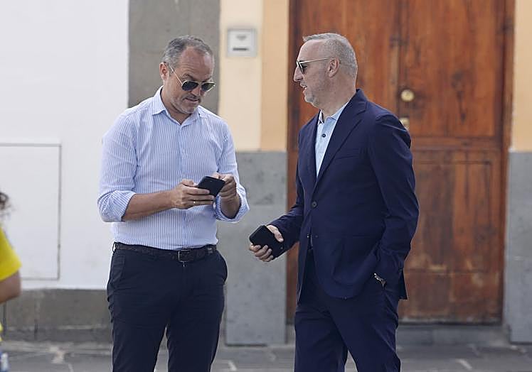 Helguera y Ramírez andan a la búsqueda del nuevo entrenador de la UD.