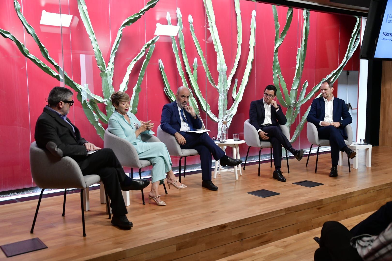 Imágenes del foro CANARIAS7 &#039;Conversaciones con el consejero Pablo Rodríguez&#039;