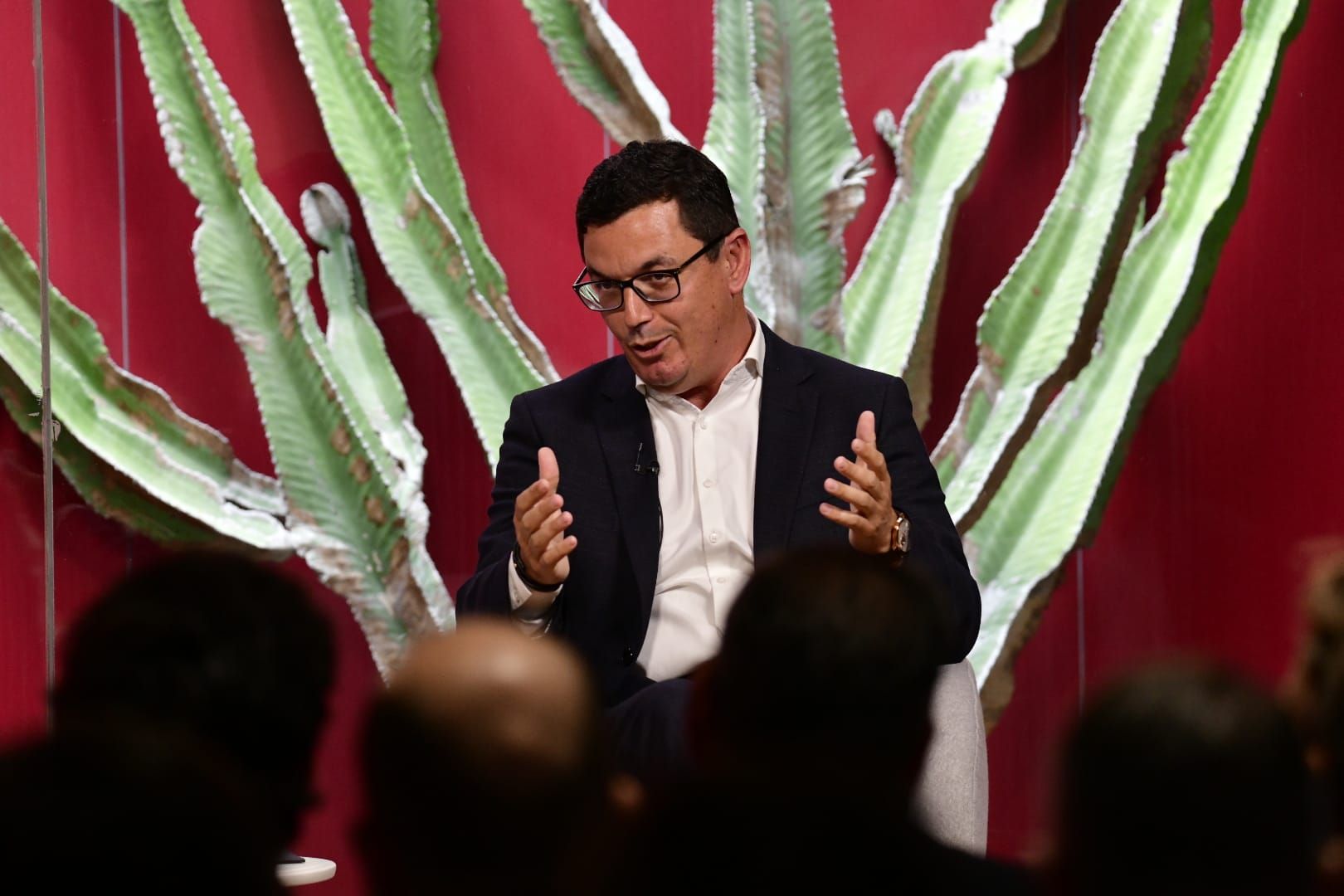 Imágenes del foro CANARIAS7 &#039;Conversaciones con el consejero Pablo Rodríguez&#039;