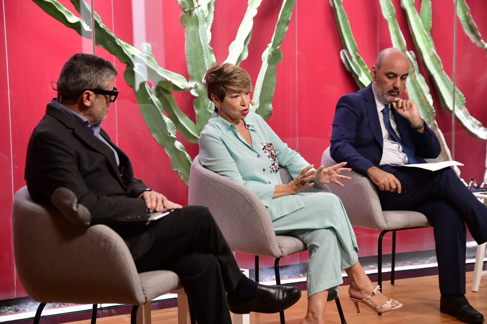 Imágenes del foro CANARIAS7 &#039;Conversaciones con el consejero Pablo Rodríguez&#039;