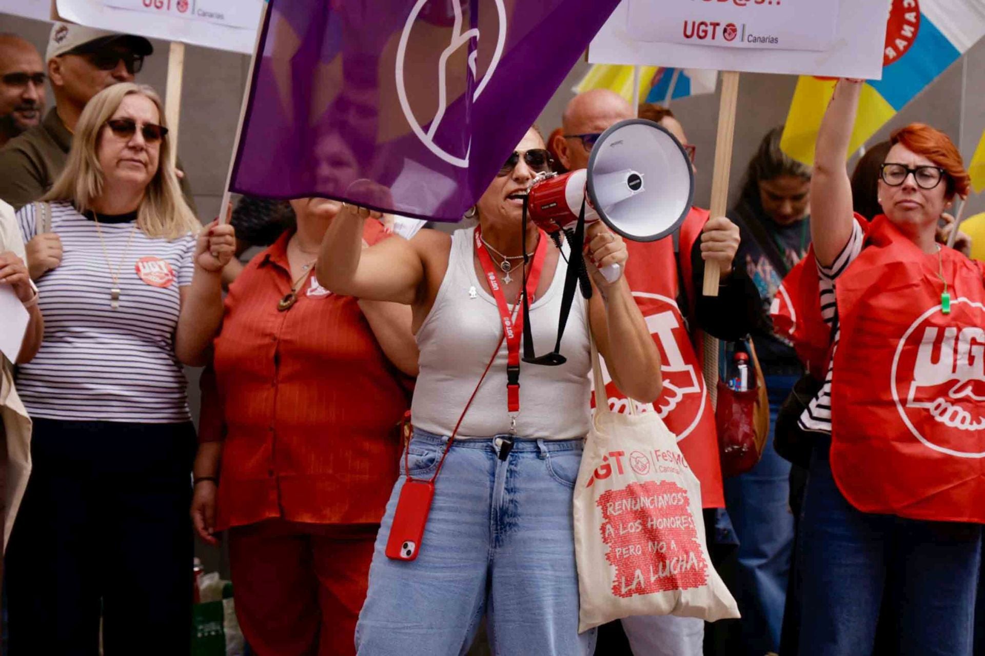 El paro parcial del comercio en Mesa y López por sueldos dignos, en imágenes