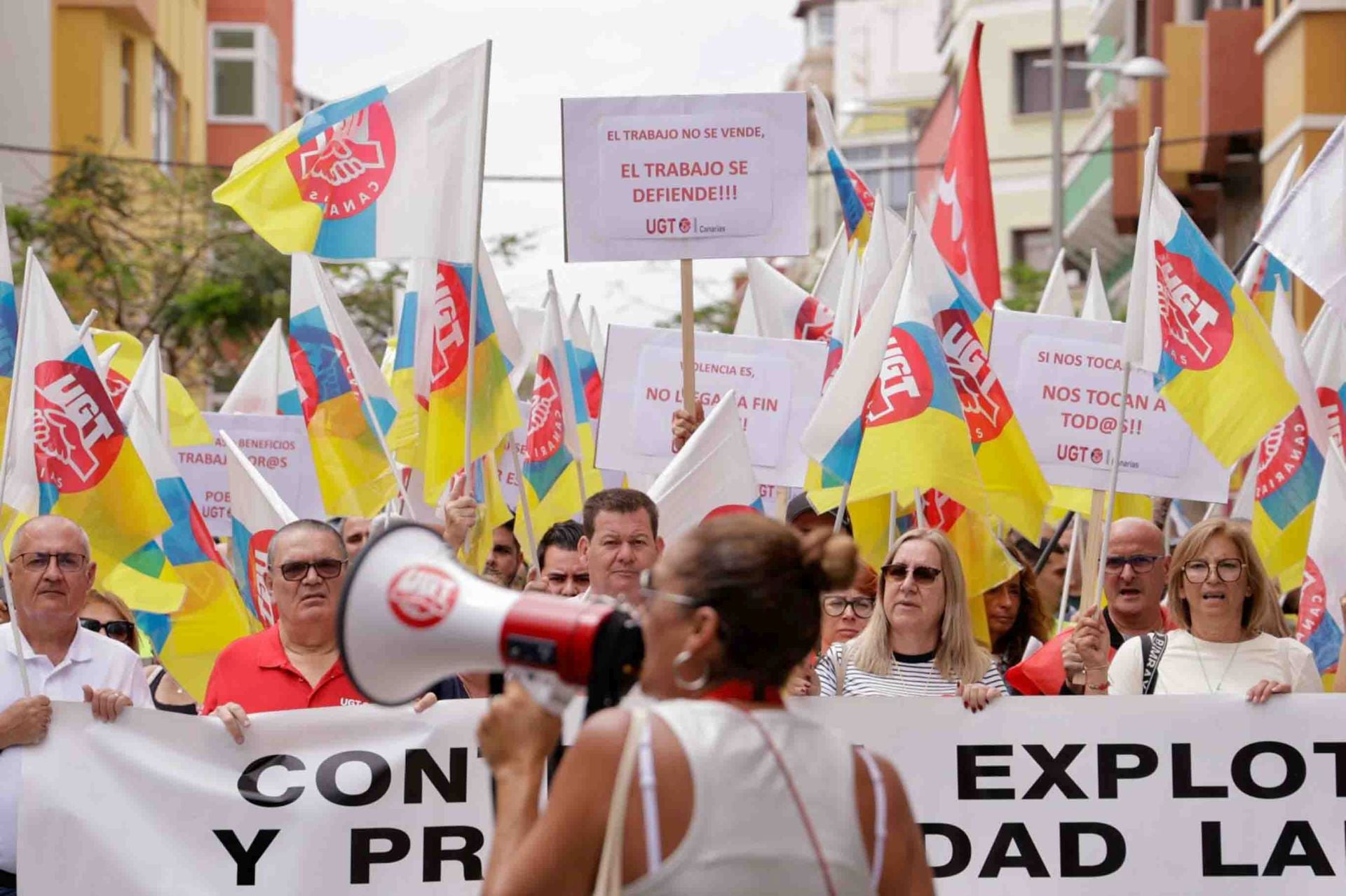 El paro parcial del comercio en Mesa y López por sueldos dignos, en imágenes