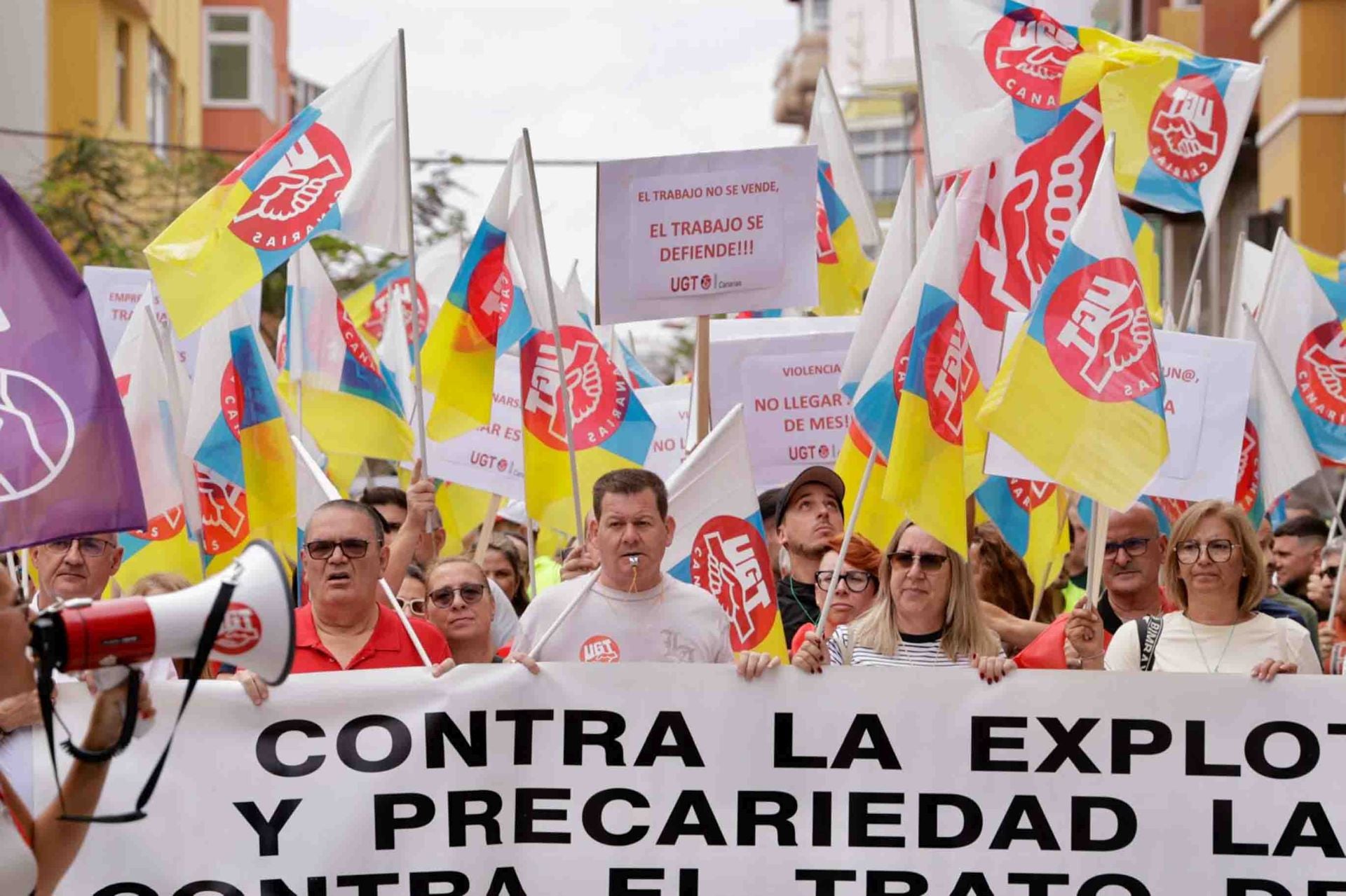 El paro parcial del comercio en Mesa y López por sueldos dignos, en imágenes