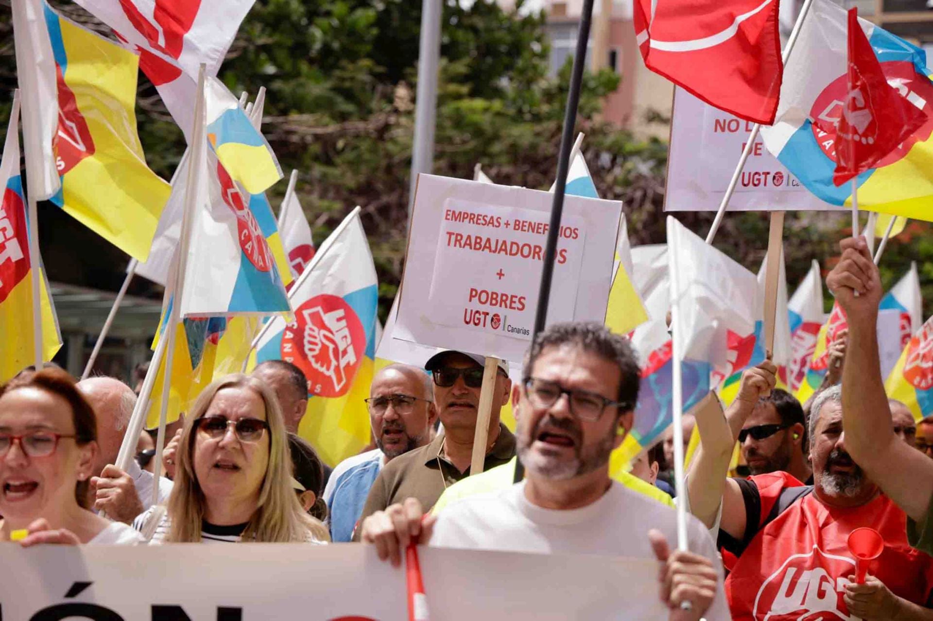 El paro parcial del comercio en Mesa y López por sueldos dignos, en imágenes